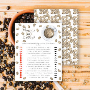 Kaffee-Babydusche - Mama- oder Papadi-Spiel