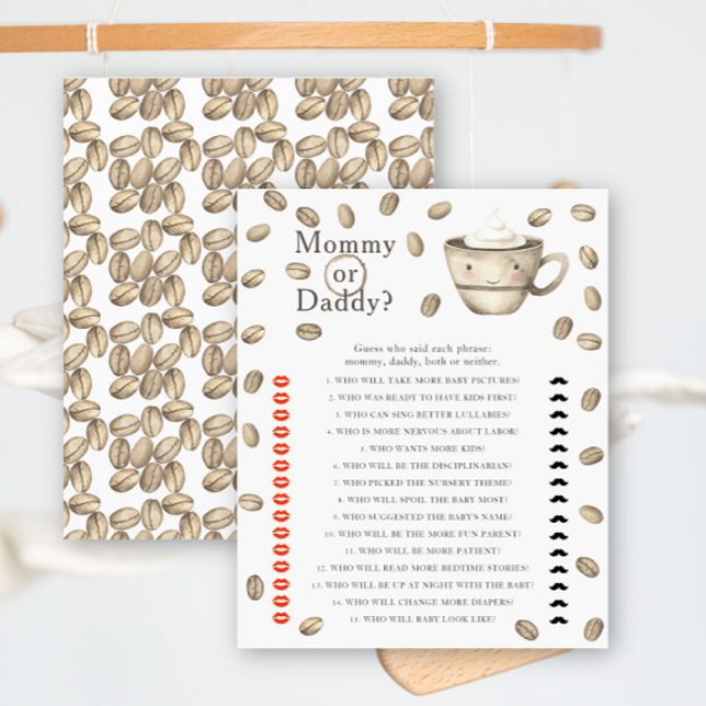 Kaffee-Babydusche - Mama- oder Papadi-Spiel (Von Creator hochgeladen)