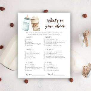 Kaffee-Babydusche - Was gibt es auf Ihrem Handy?