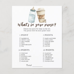 Kaffee-Babydusche - Was steckt in Ihrem Handtasche