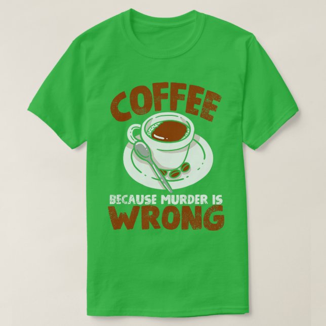 Kaffee Barista Kaffee Drink T-Shirt (Design vorne)