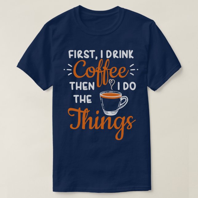 Kaffee Barista Kaffee Lover 4 T-Shirt (Design vorne)