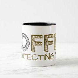 Kaffee-Baustoff Zweifarbige Tasse
