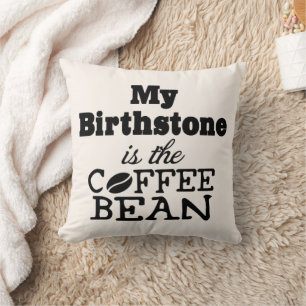 Kaffee Bean Birthstone Decke Kissen