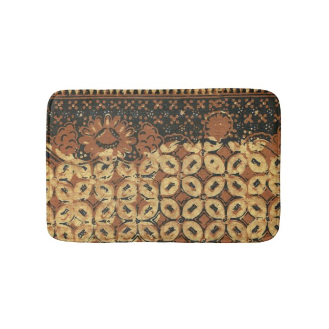 Kaffee Bean Earthy Boho Rustic Badematte (Vorderseite)