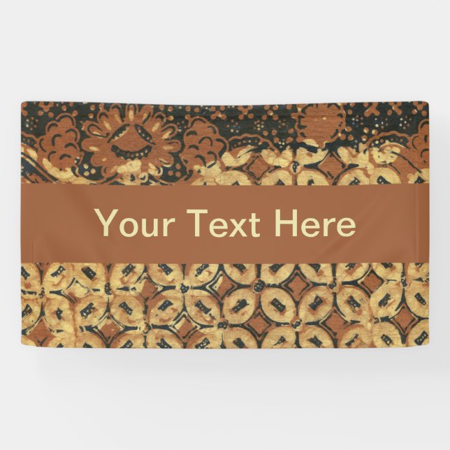 Kaffee Bean Earthy Boho Rustic Banner (Horizontal)