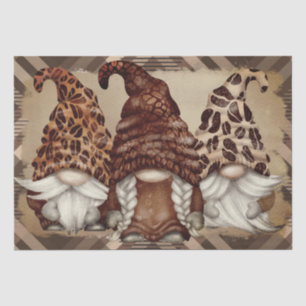 Kaffee Bean Latte Gnomes Decoupage Seidenpapier