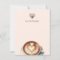 Kaffee bedanken Sie sich bei den Karten