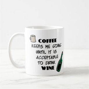 Kaffee behalte mir zu gehen, bis es akzeptabel ist tasse