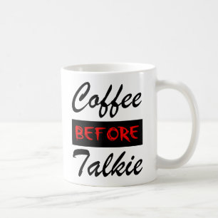 Kaffee bevor Rederei Lustiger Becher Tasse