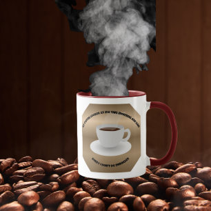Kaffee bewirkt keine Wunder Tasse