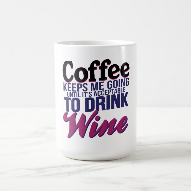 Kaffee, bis es annehmbar ist, Wein zu trinken Kaffeetasse (Mittel)