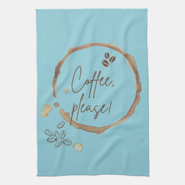 Kaffee bitte geschirrtuch (Vertikal)