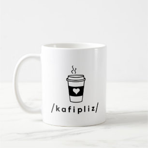 Kaffee, bitte (IPA) Kaffeetasse