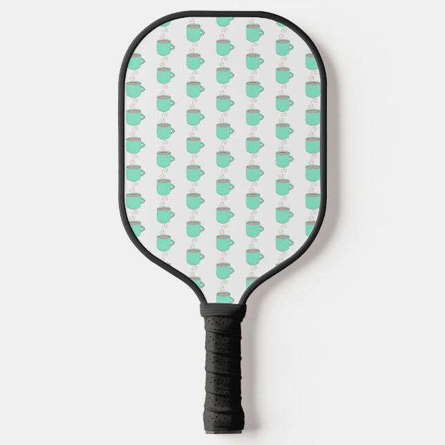 Kaffee Bitte Pickleball Paddel Schläger (Vorderseite)