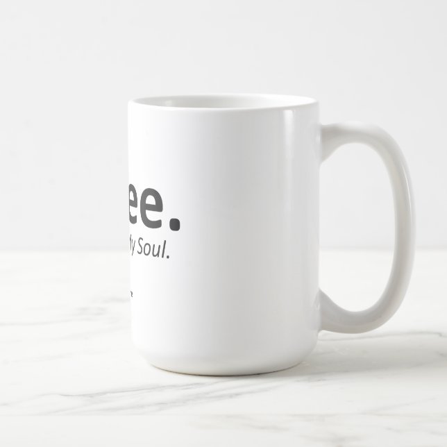 Kaffee, Black 15 oz Ringer Tasse (Rechts)