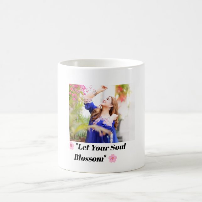 "Kaffee & Blüten" Kaffeetasse (Mittel)