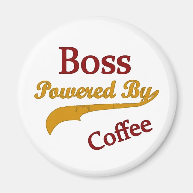 Kaffee-Boss Magnet (Vorne)