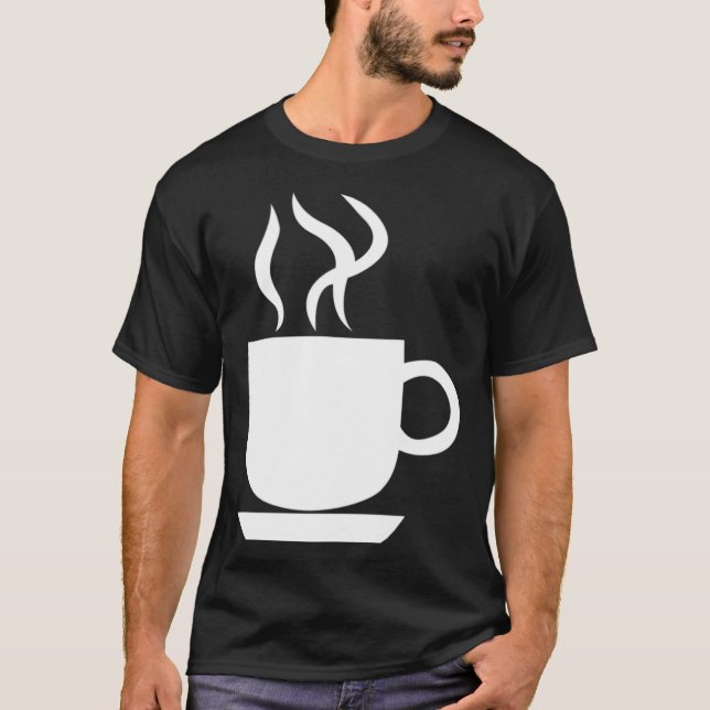 Kaffee Brauer Rucksack T-Shirt (Vorderseite)