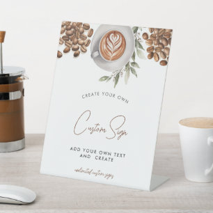 Kaffee-Brautparty - Liebe ist Brauen nach Maß Sockelschild