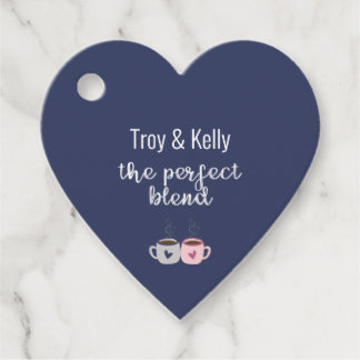 Kaffee-Brautparty-Liebesmarken Geschenkanhänger