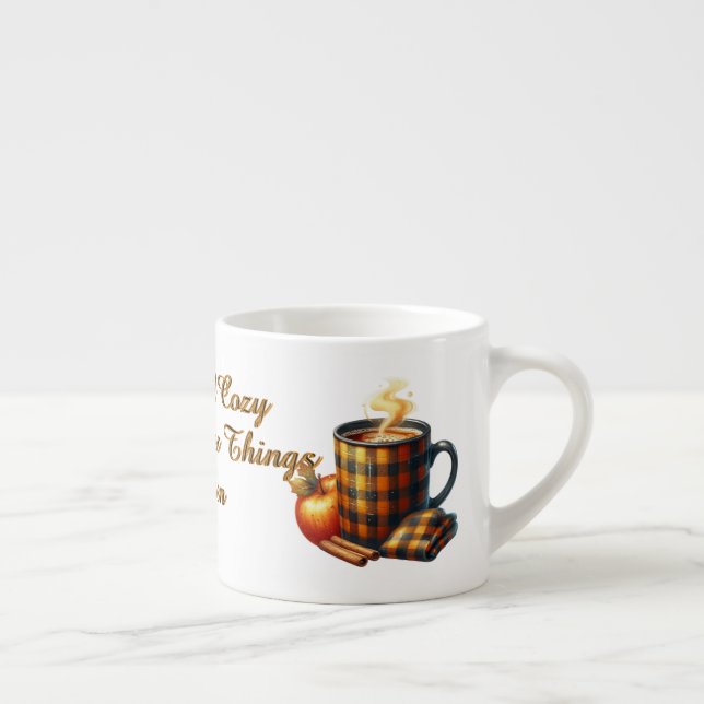 Kaffee bringt die Dinge ins Rollen Espressotasse (Rechts)