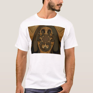 Kaffee Brown Fluid Kaleidoskop Art Print T-Shirt