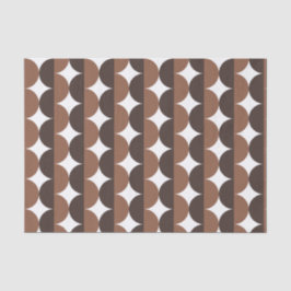 Kaffee Brown Mocha Jahrhundert Moderne Wavy Seidenpapier