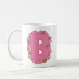 Kaffee Buchstabe B: Monogramm Anfangsbuchstabe  Kaffeetasse