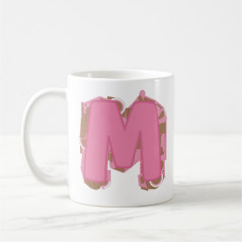 Kaffee Buchstabe M: Monogramm Initial  Kaffeetasse