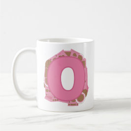 Kaffee Buchstabe O: Monogramm Initiale  Kaffeetasse