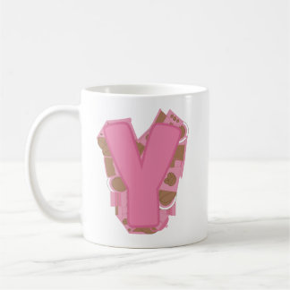 Kaffee Buchstabe Y: Monogramm Anfangsbuchstabe Kaffeetasse