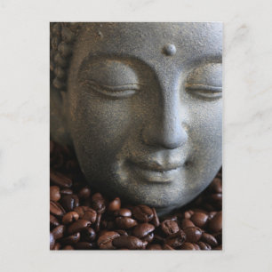 Kaffee Buddha Postkarte