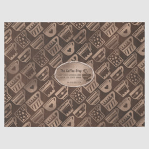 Kaffee Business Tasse in Cups Brown Personalisiert Seidenpapier