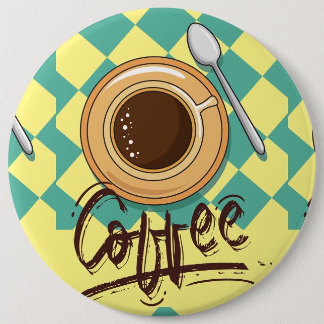 Kaffee Button (Vorderseite)