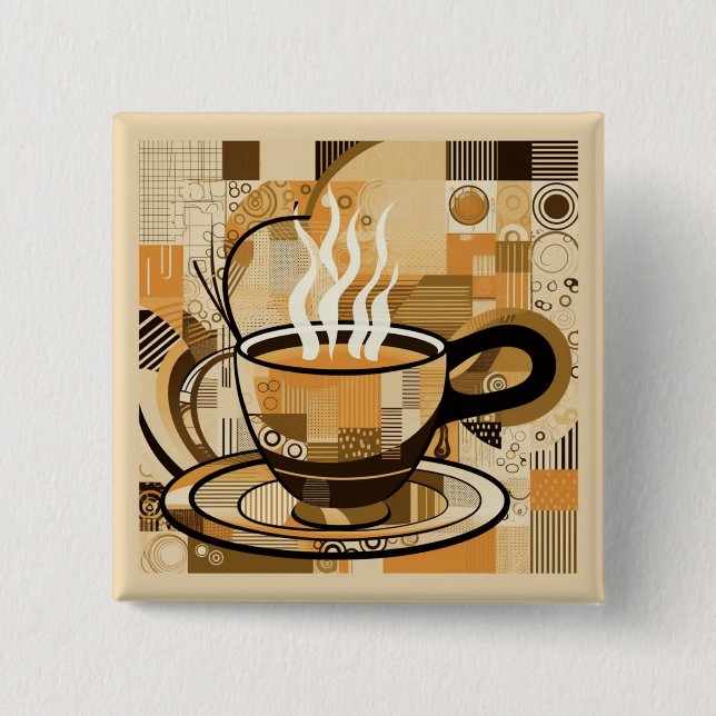 Kaffee Button (Vorderseite)