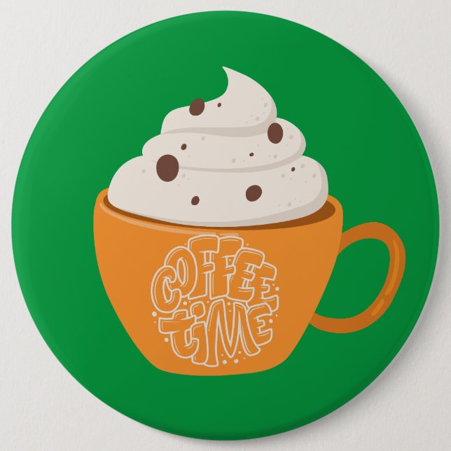 Kaffee Button (Vorderseite)