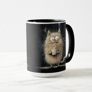Kaffee Buzz Katze Tasse