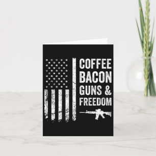 Kaffee Bycon Guns and Freedom - Grillen Grill Funn Karte