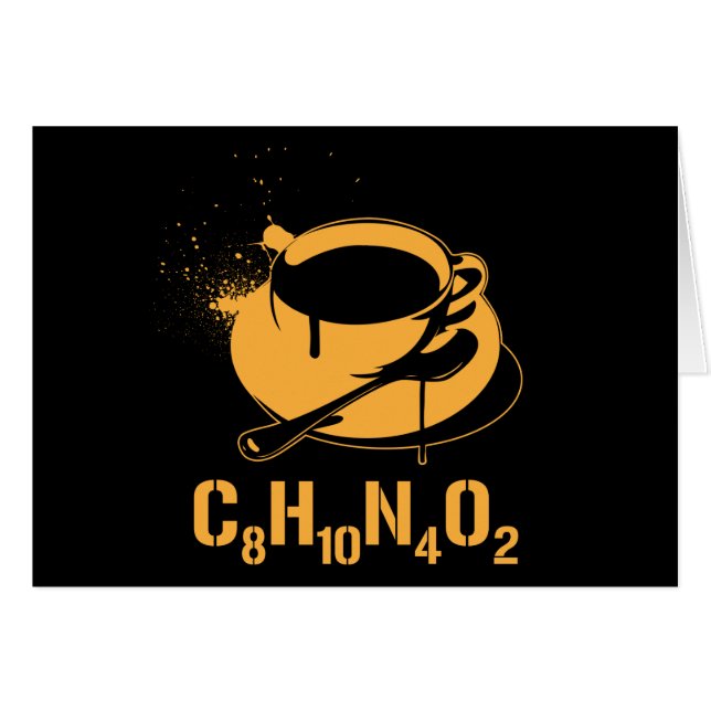 Kaffee C8H10N4O2 (Vorderseite (Horizontal))