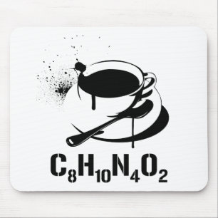 Kaffee C8H10N4O2 Mousepad