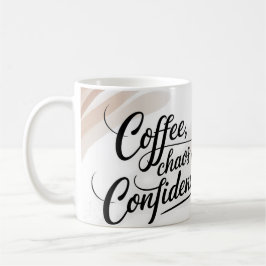 Kaffee, Chaos und Vertrauen - künstlerische Wasser Kaffeetasse