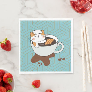 Kaffee Chat Wellness-Center Serviette