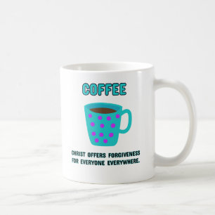 Kaffee christliches Thema Kaffeetasse