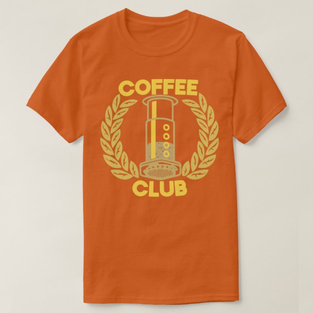 Kaffee Club 1 T-Shirt (Design vorne)