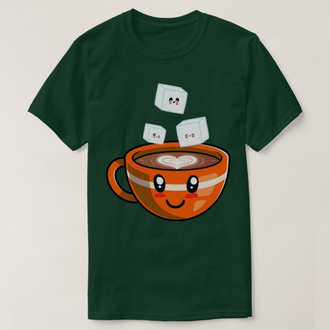 Kaffee Coffein Caf Espresso Cappuccino 16 T-Shirt (Design vorne)