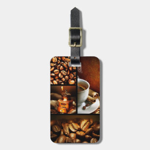Kaffee-Collage 2 Gepäckanhänger