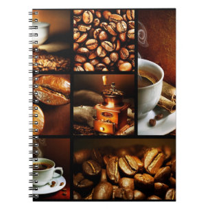 Kaffee-Collage 2 Notizblock