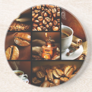 Kaffee-Collage 2 Untersetzer