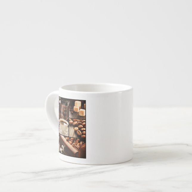 Kaffee-Collage Espressotasse (Vorderseite Links)